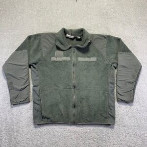 US Army Fleece Jacket Mens Small Green Gen III Cold Weather Polatec Military